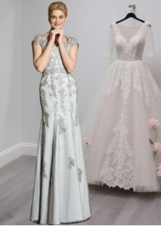 Sweetheart Neck Mother of the Bride Dress with Appliques – Formal Gown Sweetheart Neck Mother of the Bride Dress with Appliques – Formal Gown