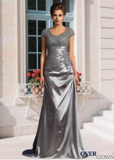 Short Sleeve Empire Waist Mother Dress