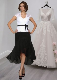 Elegant V Neck Chiffon Asymmetrical Dresses For Mother of the Bride Elegant V Neck Chiffon Asymmetrical Dresses For Mother of the Bride