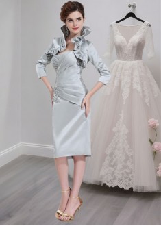 Sweetheart Neck Mother of the Bride Dress with Beading and Applique