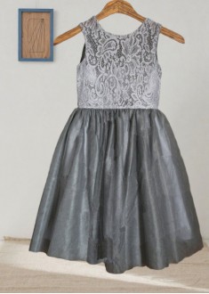 Tulle A Line Princess Floor-Length Flower Girl Dresses with Sash