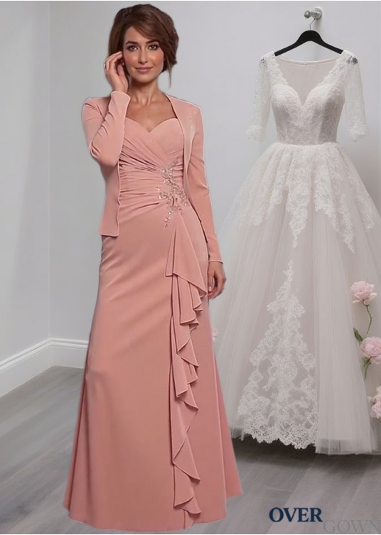 Best Mother of the Bride Dress with Jacket – Full Length Sheath Gown Best Mother of the Bride Dress with Jacket – Full Length Sheath Gown
