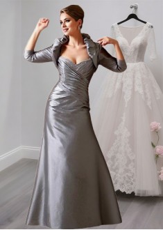 Sweetheart Neck Mermaid Mother of the Bride Dress with Matching Jacket