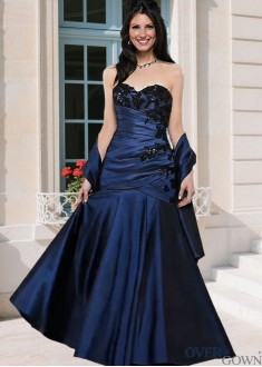 Sweetheart Trumpet Mother of the Bride Gown