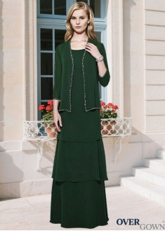 Sheath Scoop Neck Mother Dress