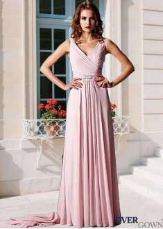 Full Length Chiffon Mother Of The Bride Occasion Dress