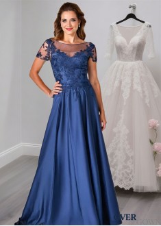 Chiffon Mother of the Bride Dress – Full Length A-Line Evening Gown