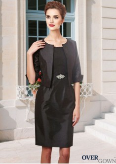 Sheath Knee-length Mother Dress with Jacket