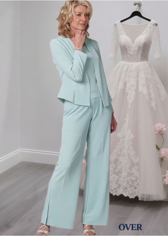 Blue V Neck Chiffon Mother of the Bride Outfits & Pantsuits Online Blue V Neck Chiffon Mother of the Bride Outfits & Pantsuits Online
