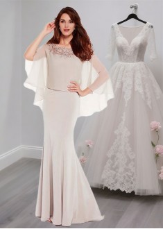 Best Mermaid Chiffon Mother of the Bride Dresses with Long Sleeves