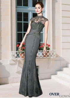Sheath Full Length Mother Of The Bride Dress