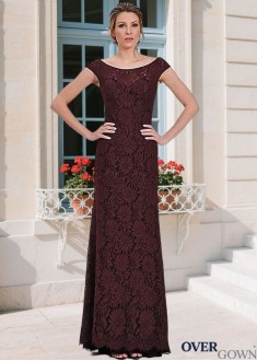 Scoop Neck Sheath Mother Of The Bride Dress