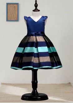 Satin A Line Flower Girl Dresses for Weddings and Parties