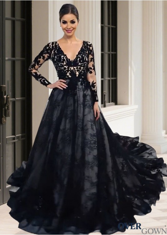 Long Sleeve Wedding Gown with Chapel Train Long Sleeve Wedding Gown with Chapel Train